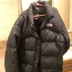North face black winter jacket Girls XL